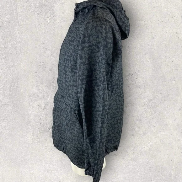 Duluth Trading Jacket Women’s 2XL Grabreaker Hooded Nylon Rain Blue UPF 50+ T107 - Picture 3 of 14